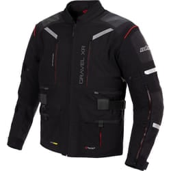 Büse Gravel XR Giacca tessile moto impermeabile, nero, dimensione 48 per uomo