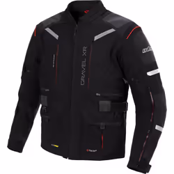 Büse Gravel XR Giacca tessile moto impermeabile, nero, dimensione 48 per uomo - Vista aggiuntiva 2