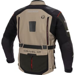 Büse Gravel XR Giacca tessile moto impermeabile, beige, dimensione 62 per uomo
