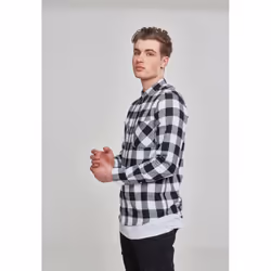 Urban Classics Checked Flanell Camicia Manica lunga Cotone - Vista aggiuntiva 4