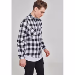 Urban Classics Checked Flanell Camicia Manica lunga Cotone - Vista aggiuntiva 6