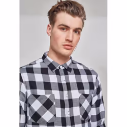Urban Classics Checked Flanell Camicia Manica lunga Cotone - Vista aggiuntiva 7