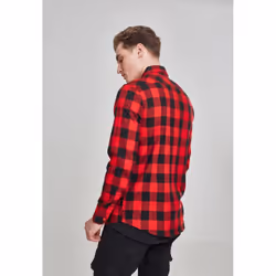 Urban Classics Checked Flanell Camicia Manica lunga Cotone - Vista aggiuntiva 4