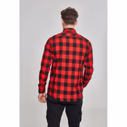 Urban Classics Checked Flanell Camicia Manica lunga Cotone - Vista aggiuntiva 5