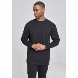 Urban Classics Tall Tee L/S Maglietta Girocollo Manica lunga Cotone, Viscosa