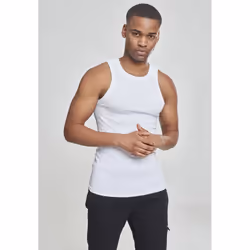 Urban Classics TB066, Canottiera, Adulto, Maschio, Bianco, White, Monocromatico