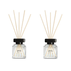ipuro ESSENTIALS cotton fields diffusore di aromi Flacone di fragranza Vetro, Plastica Nero, Trasparente
