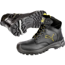 Puma - Borneo Black Mid 630411-44 Stivali di sicurezza S3 Taglia delle scarpe (eu): 44 Nero, Giallo 1 pz.