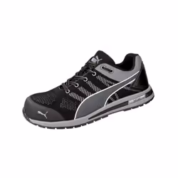 La chaussure de sécurité basse Puma Elevate Knit propose un excellent confort combiné à un look sobre type basket, une semell ...