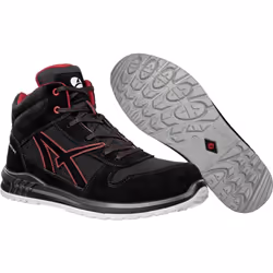 Dettagli tecnici Colore Nero, Rosso Larghezza della scarpa 11 Livello di sicurezza S3 Materiale Scamosciato Materiale (suola) ...