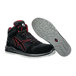 Avvio di sicurezza del sudore medio di Clifton 44 Black/Red S3 en iso 20345: 2011 Leather
