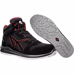Dettagli tecnici Colore Nero, Rosso Larghezza della scarpa 11 Livello di sicurezza S3 Materiale Scamosciato Materiale (suola) ...