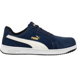 Puma - Scarpe da lavoro Iconic Suede Navy Low S1PL esd fo hro sr - 42 - Blu