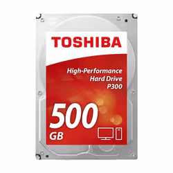 Toshiba P300 500GB, 500 GB, 7200 Giri/min, 64 MB, 3.5", Serial ATA III