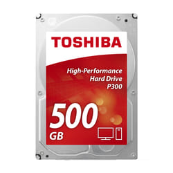Toshiba P300 500GB disco rigido interno 7200 Giri/min 64 MB 3.5" Serial ATA III