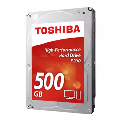 Toshiba P300 500GB disco rigido interno 7200 Giri/min 64 MB 3.5" Serial ATA III