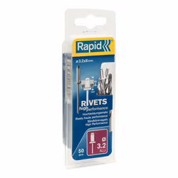 Rapid 5000383, Alluminio, Acciaio, Acciaio inox, RP10 , RP40, RP60, RP100, 3,2 mm, 8 mm, 35 mm