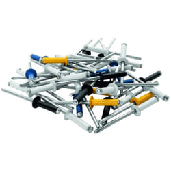 Rivetti 4 Colors ø 4 x 16 mm 32 Pezzi + Punta Trapano