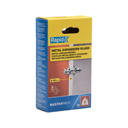 Rapid 5001563 ancoraggio a vite e tassello 50 pz Tassello per muro cavo (molly) 37 mm