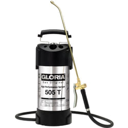 505 t Spruzzatore a pressione a elevate prestazioni, Da giardino, Capacità massima di 5 litri, In acciaio inox, Con manometro, 6 bar - Gloria