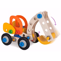 Eichhorn Constructor, Excavator giocattolo per lo sviluppo delle abilità motorie - Vista aggiuntiva 4