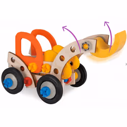 Eichhorn Constructor, Excavator giocattolo per lo sviluppo delle abilità motorie - Vista aggiuntiva 5