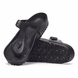 Birkenstock Gizeh, Sandali, Unisex, Adulto, Nero, Tinta unita, Tedesca