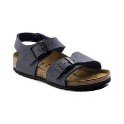 Sandali bambini BIRKENSTOCK NEW YORK KIDS NAVY, BIRKIBUC - CALZ. S Blu - 37