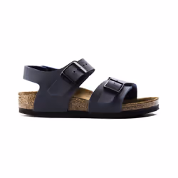 Sandali bambini BIRKENSTOCK NEW YORK KIDS NAVY, BIRKIBUC - CALZ. S Blu - 38 - Vista aggiuntiva 3