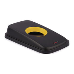 Couvercle PP-CP-70 jaune B290 pour collecteur de recyclage 55/70l pour insert de bouteille Rotho
