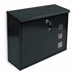 Relaxdays 10017419_46, Montabile a parete, Acciaio, Nero, Argento, Monocromatico, 330 mm, 105 mm