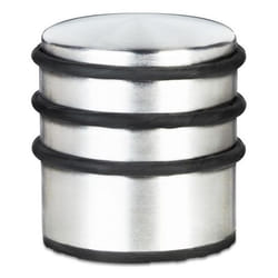 Relaxdays 4052025100803 fermaporta salva dita Nero, Acciaio inox Caldaie, Gomma, Acciaio inox