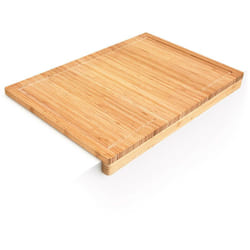Relaxdays - Tagliere in Bambù, Accessori per la Cucina, Ripiano per Tagliare xl, h x l x p: 5 x 56 x 38 cm, Naturale