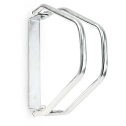 Relaxdays - Portabici da Muro, Parcheggio Bicicletta, Parete, Inclinabile, 32,5 x 28,5 x 9 cm, Singolo, Colore Argento