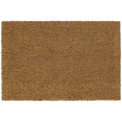 Relaxdays - Zerbino per l'Ingresso, Fibra di Cocco, HxL: 60x40 cm, Classico, Antiscivolo, per Interni ed Esterni, Naturale