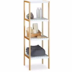 Questo scaffale in bambù ti permetterà di portare ordine nel tuo bagno creando nuovo spazio per poggiare ogni tipo di accesso ...