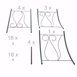 Relaxdays 10018869 supporto per vaso - Vista aggiuntiva 5