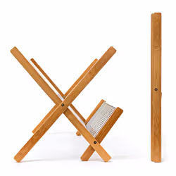 Relaxdays 10019151 scolapiatti Acciaio inox, Legno - Vista aggiuntiva 4