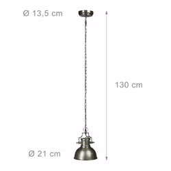 Relaxdays 10019224 illuminazione da soffitto E27 - Vista aggiuntiva 4