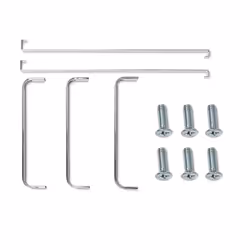 Relaxdays 10019259 Porta asciugamano Montabile a parete Acciaio inox - Vista aggiuntiva 5