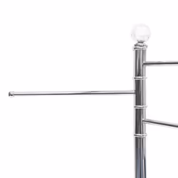 Relaxdays 10019262 anello e portasciugamano Porta asciugamano Da terra Acciaio inox - Vista aggiuntiva 4