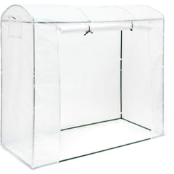 Relaxdays - Serra xl per Pomodori, con Tetto Arrotondato, Resistente ai Raggi uv, HxLxP: 170 x 200 x 82 cm, Trasparente