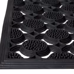 Relaxdays 10020193 zerbino Tappetino di gomma Esterno Rettangolare Nero - Vista aggiuntiva 4