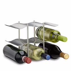 Questa elegante cantinetta in acciaio inox antiruggine è un raffinato elemento di arredo per la vostra abitazione. Possono es ...
