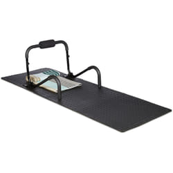 Relaxdays - Tappeto Ammortizzante e Insonorizzante per Attrezzi Fitness 60x60 cm, Set da 8, 3 m², Spessore 1 cm, Nero