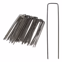 Relaxdays 4052025228309, Picchetto, Acciaio, Nero, 3 mm, 15 mm, 11 g