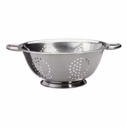 Relaxdays 10023448, Acciaio inox, Acciaio inox, Colapasta a scodella, Rotondo, 28 cm, 120 mm