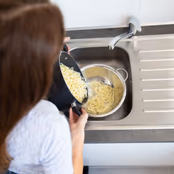Relaxdays 10023448 scolapasta Acciaio inox