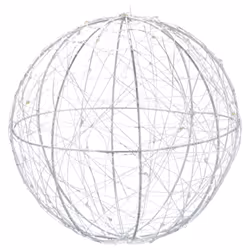 Questa sfera decorativa con calde luci bianche a LED porterà quiete e creerà un’atmosfera suggestiva nella vostra casa. La si ...