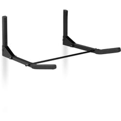 Relaxdays Portabici da Muro, Staffe Richiudibili, Capacità di Carico 30 kg, Supporto per Bicicletta, 19,5x44x47 cm, nero